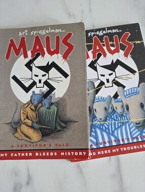 Maus I & II (Complete Set) by Art Spiegelman Graphic Novel